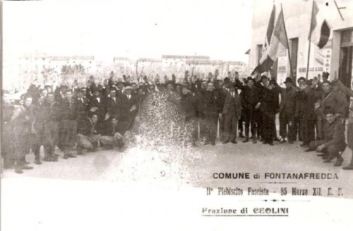 ARC 517 | Plebiscito fascista a Ceolini | Friuli Venezia Giulia | 1934