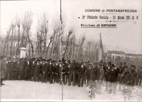 ARC 518 | Plebiscito fascista a Ronche | Friuli Venezia Giulia | 1934