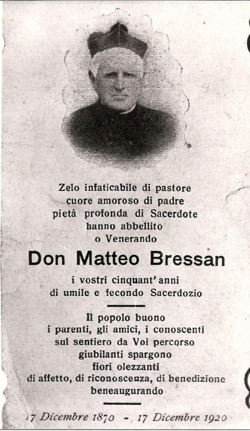 ARC 808 | Don Matteo Bressan | Friuli Venezia Giulia | 1920